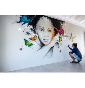 Fresque murale intérieur