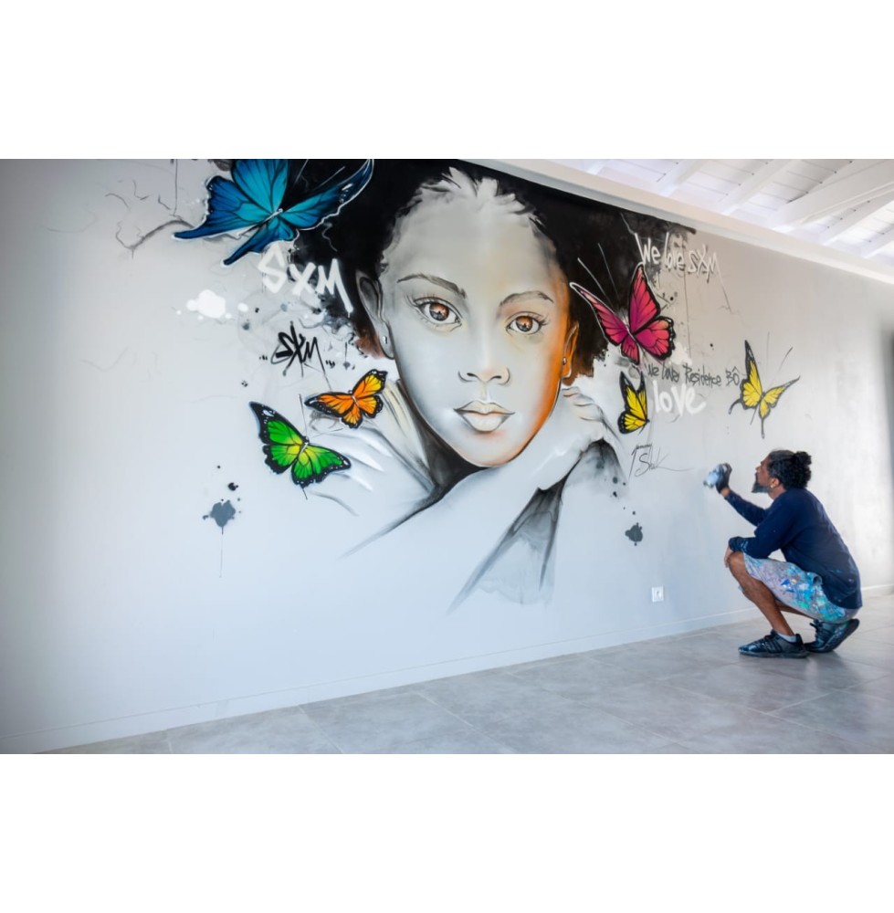 Fresque murale intérieur