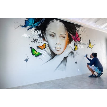 Fresque murale intérieur